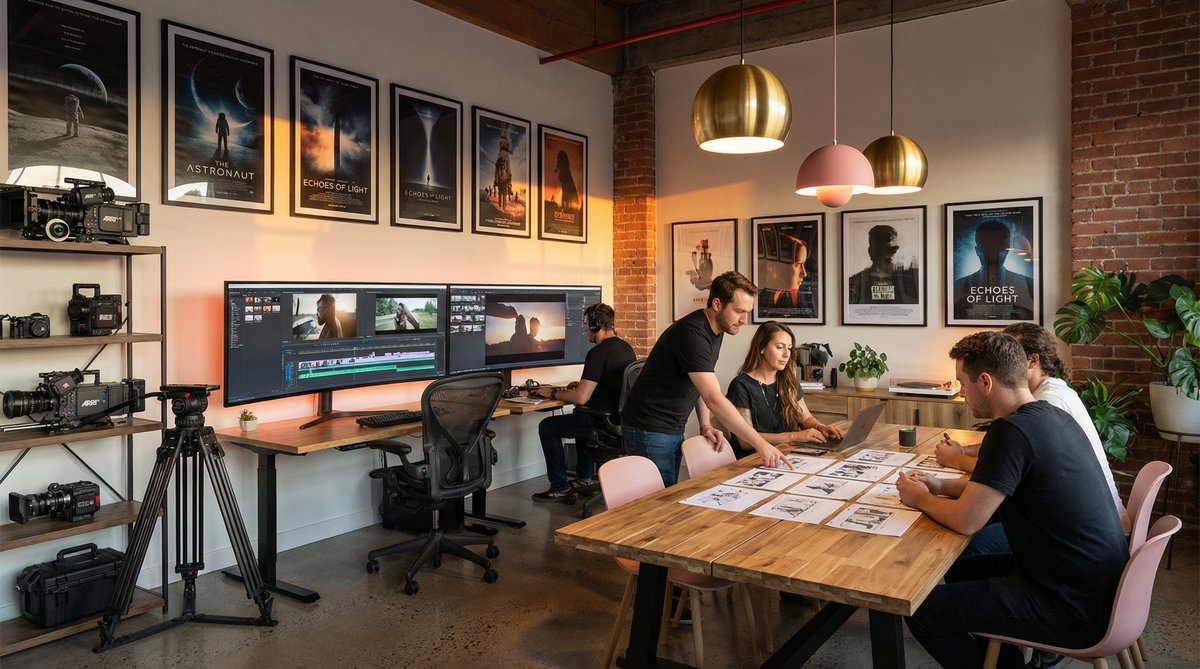 蜜桃传媒影视传媒公司办公环境